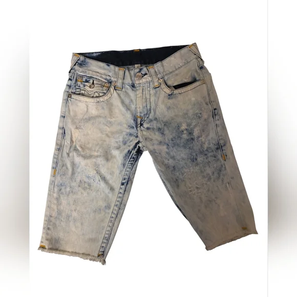 Men's True Religion Cut-Off Shorts Size 30 - Picture 2 of 4